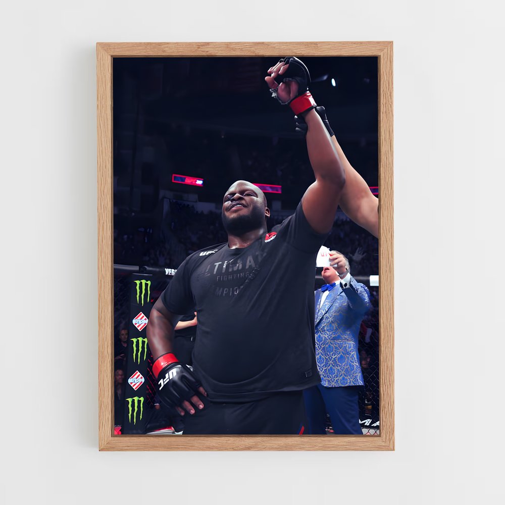 Poster Derrick lewis poing – affiche MMA (vue 4)